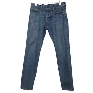 Abercrombie & Fitch Men's The A&F Skinny Button Fly 5 Pocket Jeans 31 x 30
